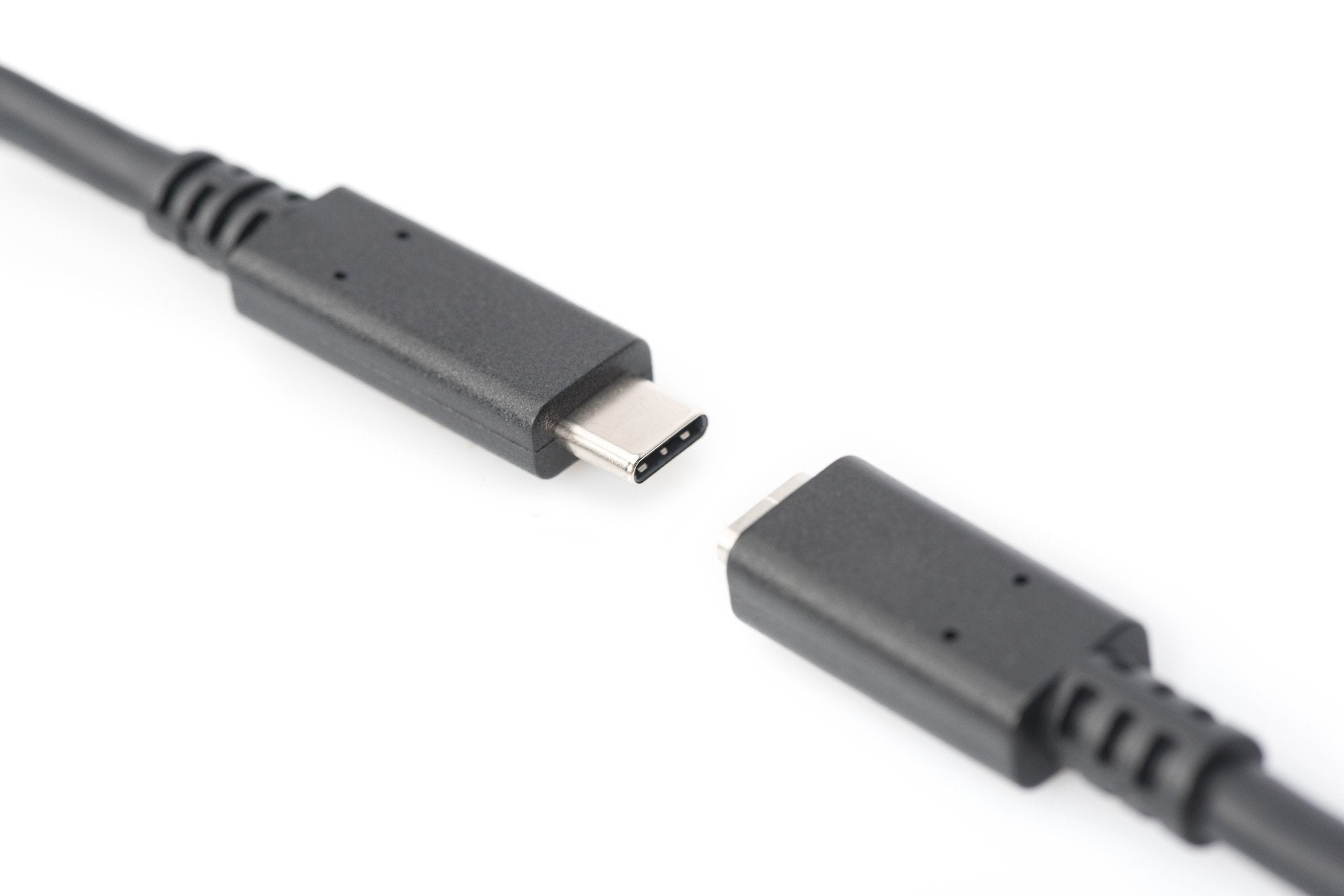 EAN 4016032455318 - Digitus AK-300210-020-S cable USB USB 2.0 2 m USB C Negro imagen 9