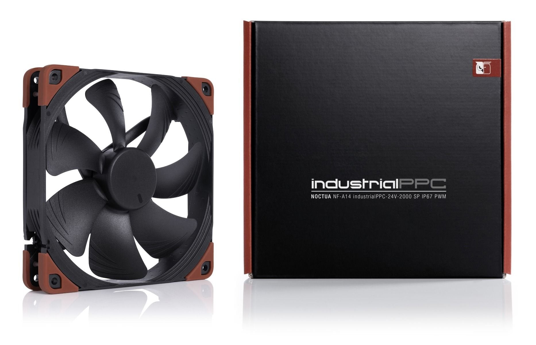 Noctua Nf-A14 Industrialppc-24v-2000 Sp Ip67 Pwm, Ventilador De Caja Negro Nf-A14 Industrialppc-24v-2000