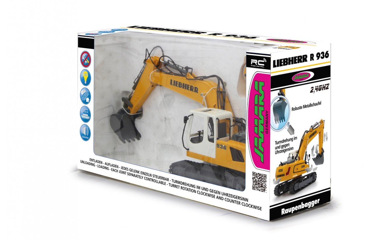 Jamara Liebherr R936 Excavadora Motor Eléctrico 1:20