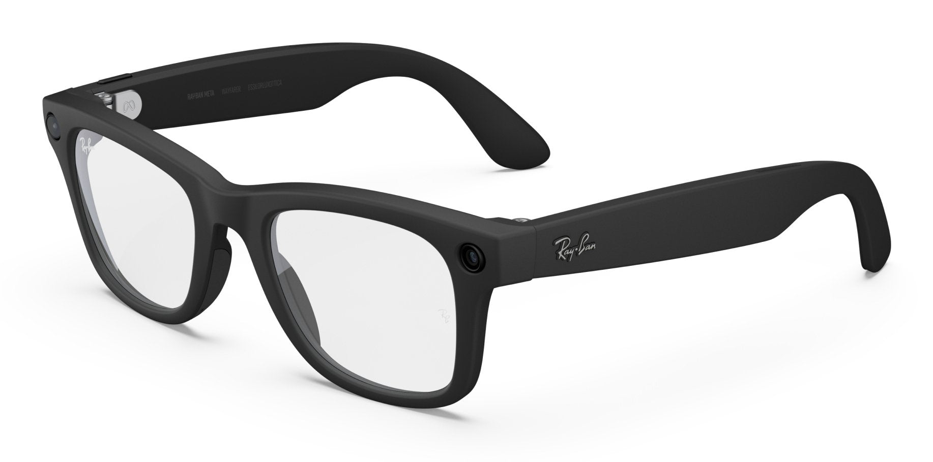 Meta Ray-Ban Wayfarer Gen2, Schwarz Matt, Klar Ai Glasses