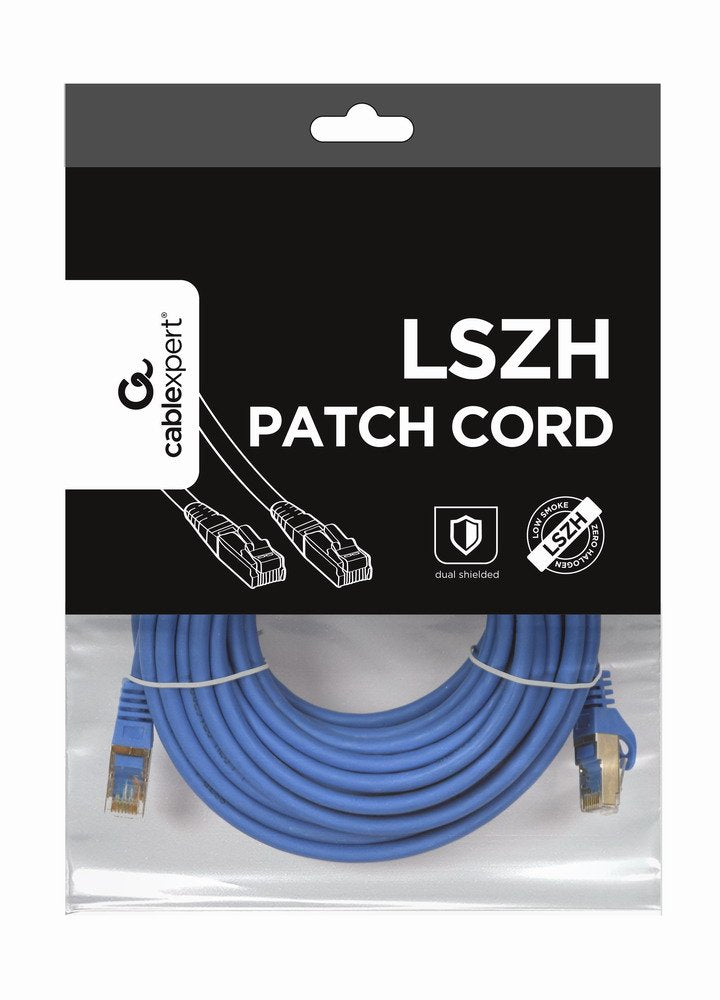 EAN 8716309118699 - Gembird PP6A-LSZHCU-B-10M cable de red Azul Cat6a S/FTP (S-STP) imagen 1