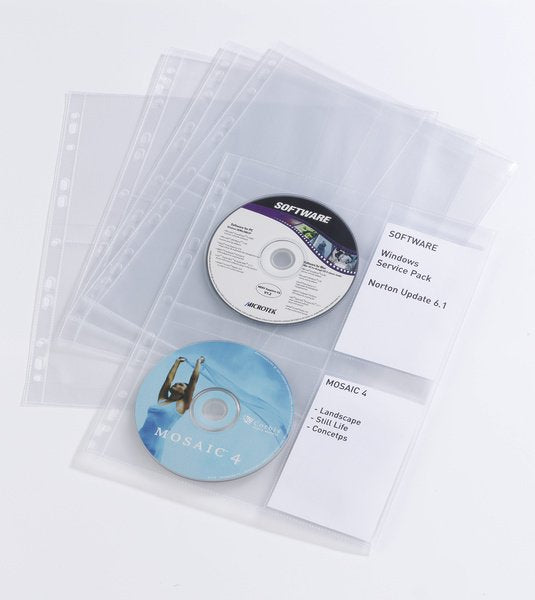Durable 5238-19 Funda 40 Discos Transparente
