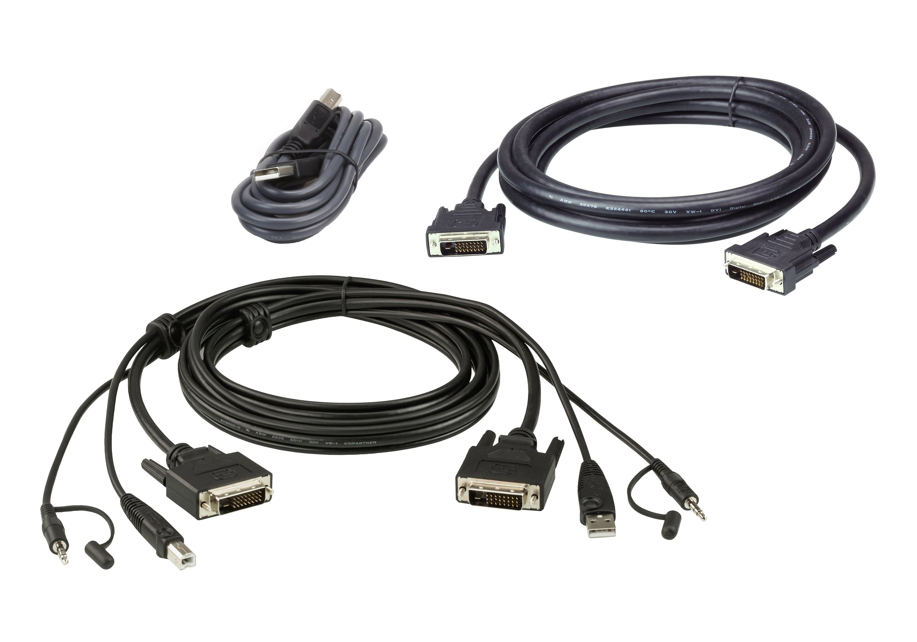 EAN 4719264647307 - ATEN 2L-7D03UDX5 cable para video, teclado y ratón (kvm) Negro imagen 1