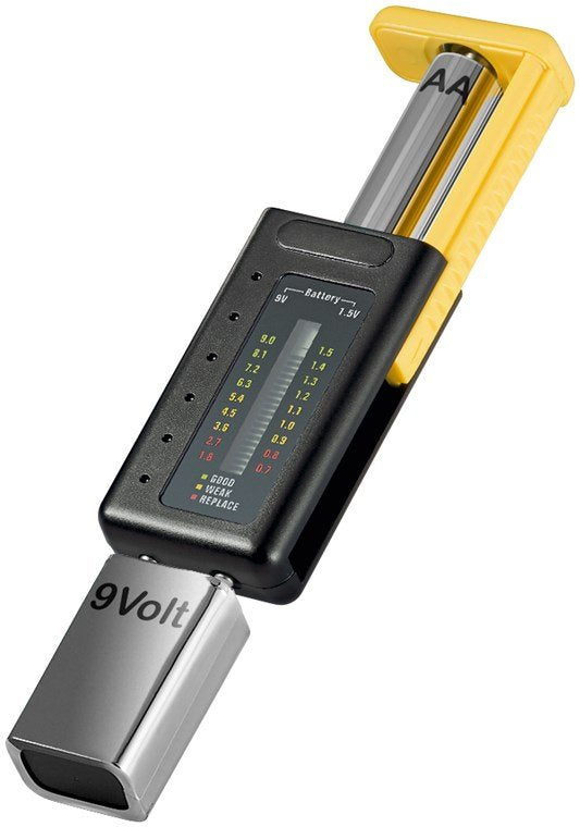 Tester De Pilas Con Display Aaa, Aa, 9v  Goobay