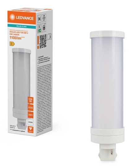Osram Dulux T26 Em V 9w 840 Gx24d-3 Led 1100 Lm 4000 Gx24d-3