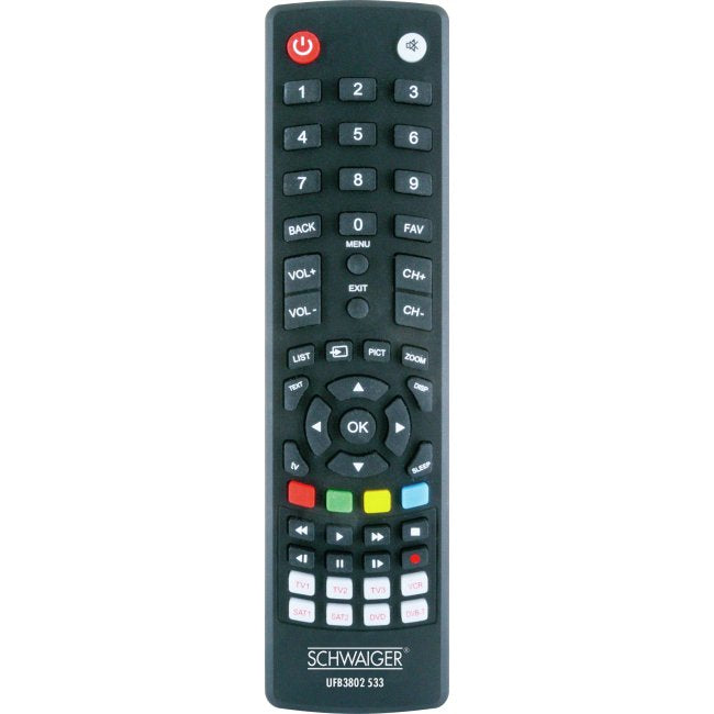 Schwaiger Mando A Distancia Universal 8 En 1 Negro