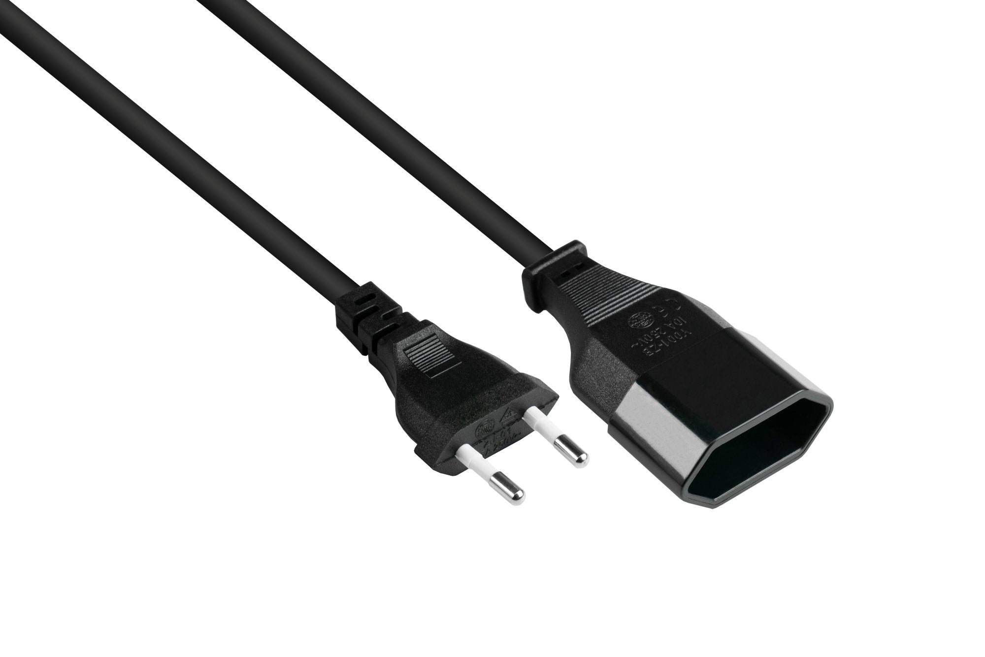 Good Connections Euro-Verlängerung Schwarz 0,5m
