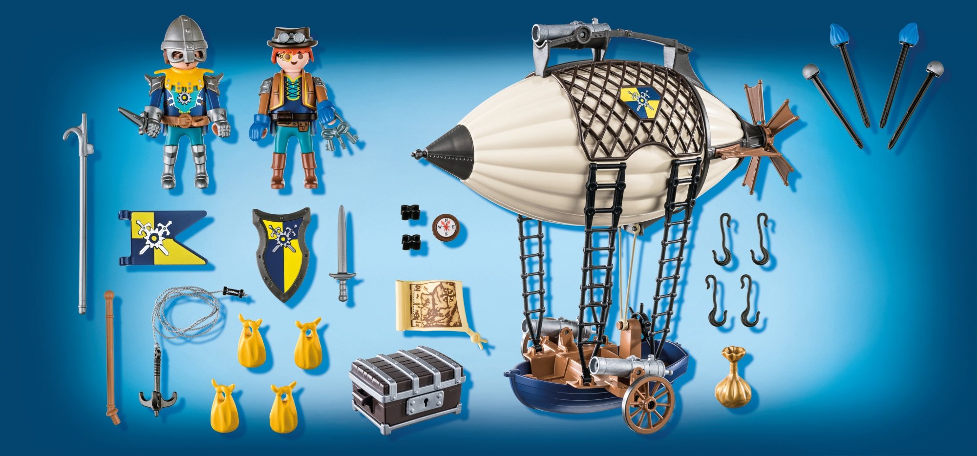 Playmobil 70642 Nolvemore Zeppelin Novelmore De Dario