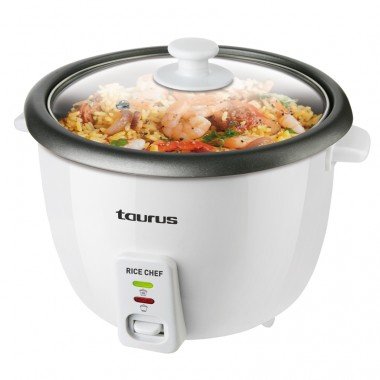 Taurus Rice Chef Arrocera 1,8 L 700 W Gris, Blanco