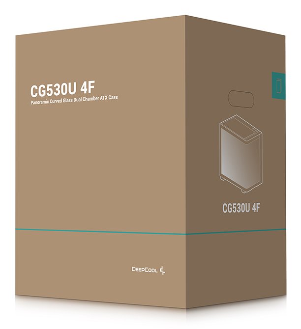 Caja Pc Deepcool Cg530u 4f Negra, Vitrina De Cristal Curvado R-Cg530u-Bkaga4-G