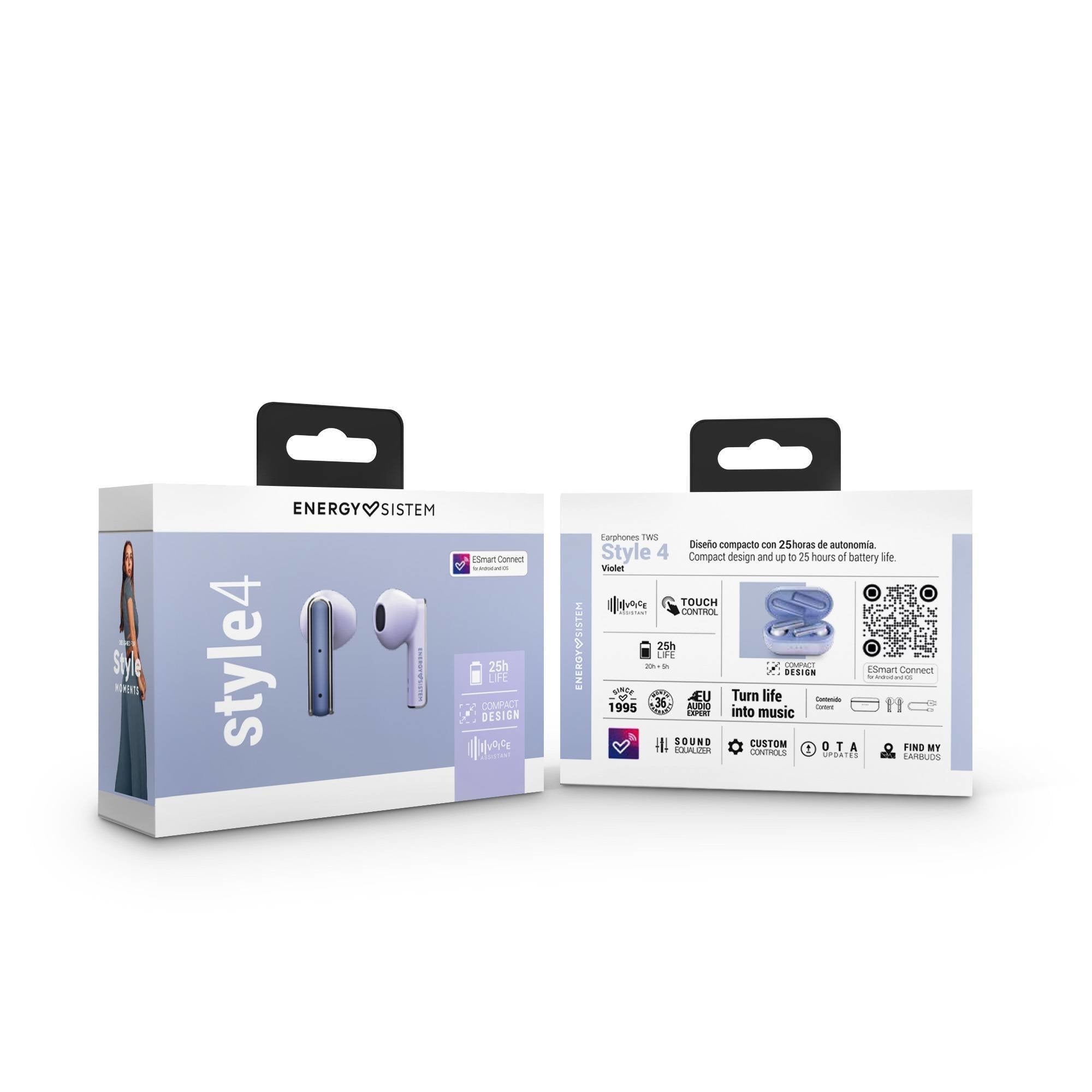 Energy Sistem Auriculares Tw Style 4 Violet