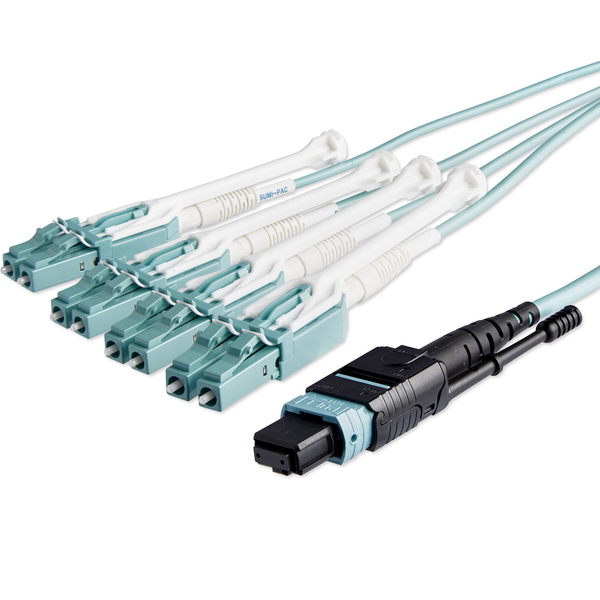 Startech.Com 10 M Mpo/Mtp A Lc Breakout Cable De Fibra Óptica - Push/Pull-Tab - Kabelpeitsche - Mtp/Mpo-Multi-Modus (W)