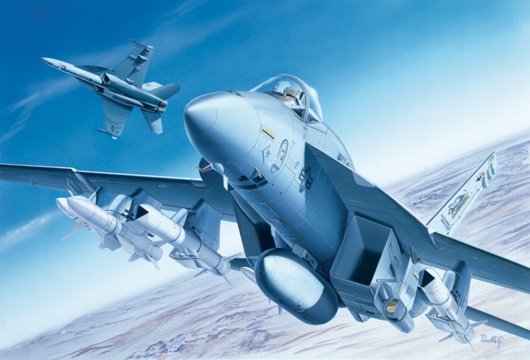 EAN 8001283800839 - Italeri F/A - 18E Super Hornet Kit de montaje 1:72 imagen 1