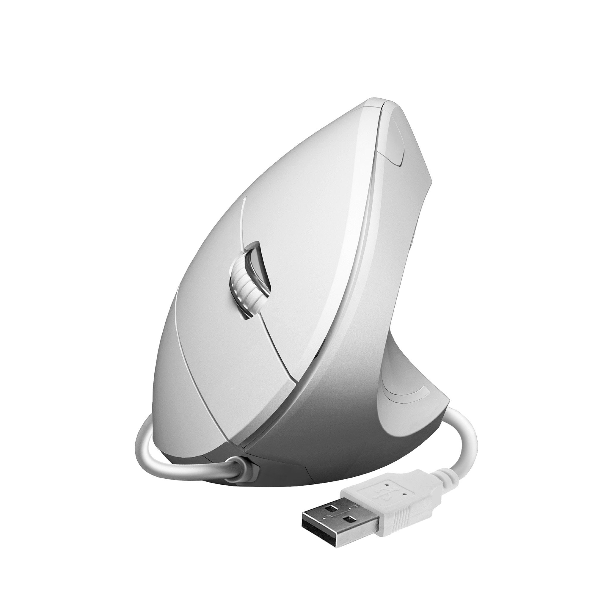 Raton  Subblim Glide Vertical Ergo Vertical Usb 1600dpi - 5 Botones - Uso Diestro - Blanco