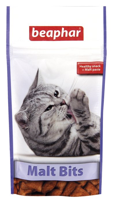 Beaphar Malt Bits - Tratamiento Para Gatos Contra Los Pilobezoares - 35 G