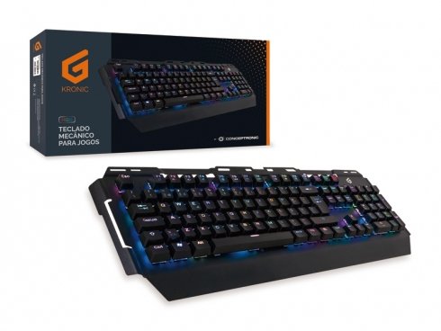 EAN 4015867209271 - Conceptronic KRONIC teclado Juego USB QWERTY Portugués Negro imagen 4