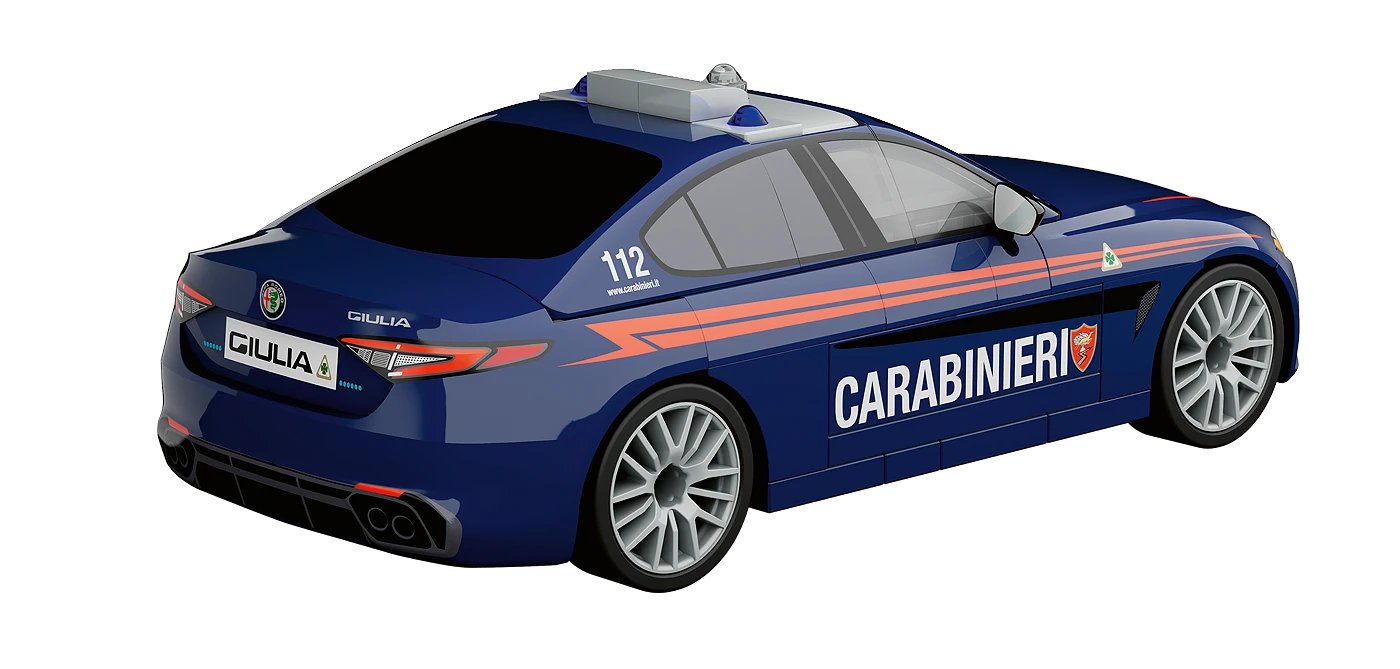 Cobi Giulia Quadrifoglio Carabinieri (Massstab 1:35) Cobi-24654