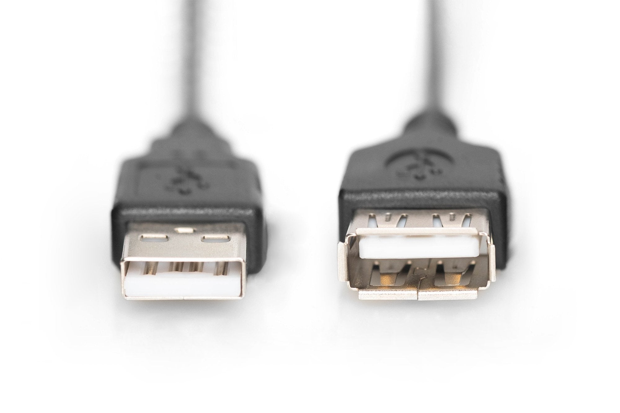 Cable Usb 2.0 Am/Ah Alargador Macho/Hembra 1.8m Negro
