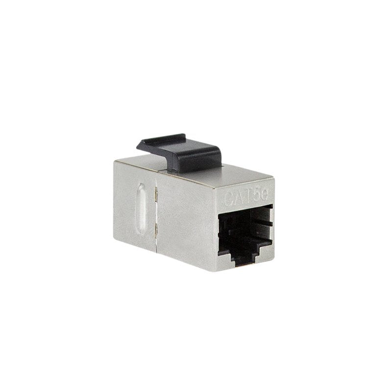Keystone Coupler Cat.5e Stp, 2xrj45, Metal, Shielded