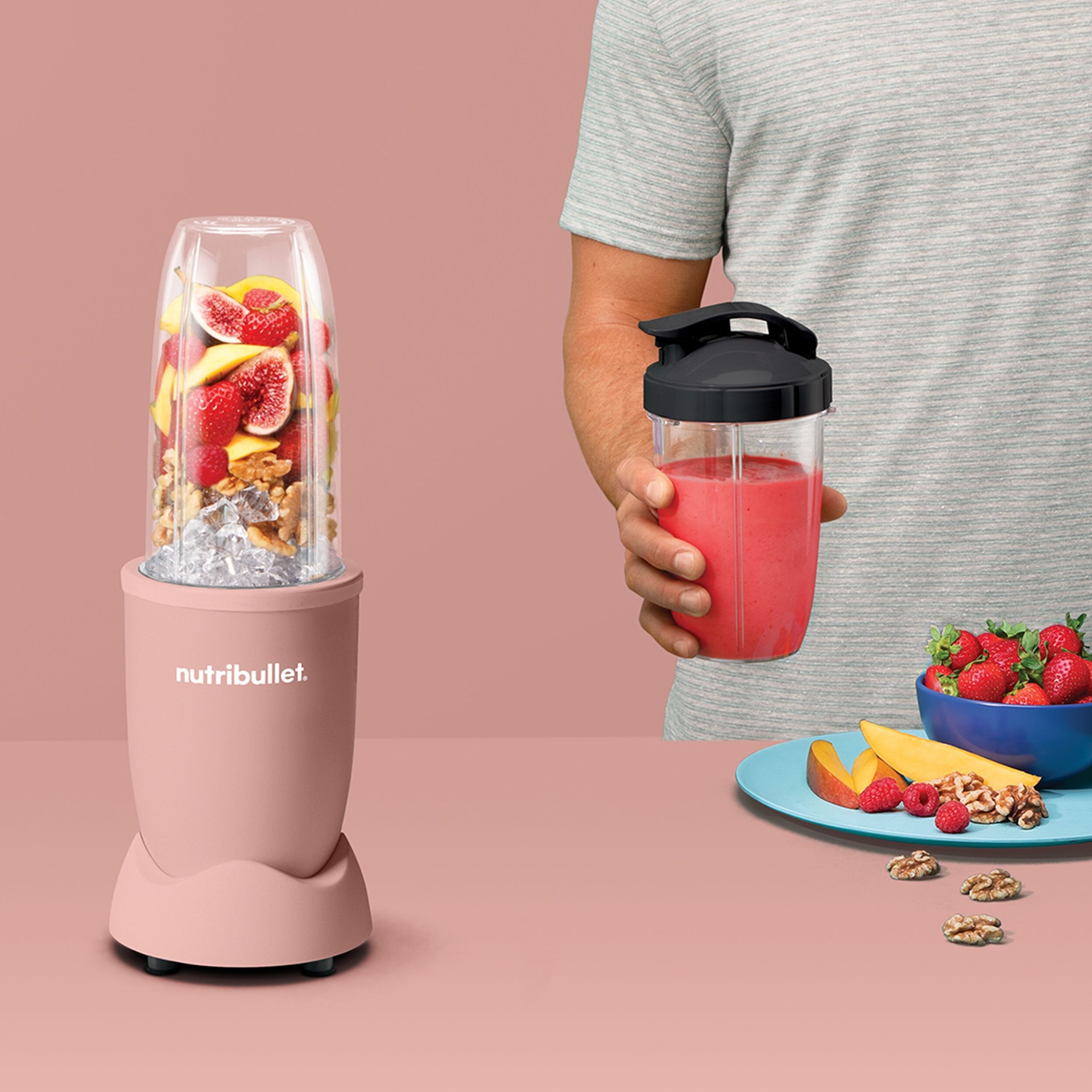 EAN 8006447003002 - NutriBullet NB907MACL licuadora 0,9 L Licuadora de vaso 900 W Rosa imagen 6