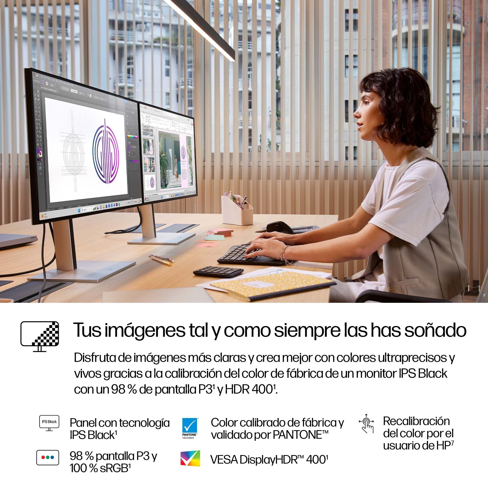 EAN 5715063476437 - HP Series 7 Pro 727pu pantalla para PC 68,6 cm (27") 2560 x 1440 Pixeles Quad HD LCD Plata imagen 7