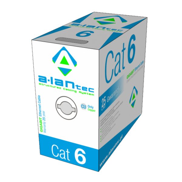 EAN 5901738551374 - A-LAN KIU6LSOH305 cable de red Gris 305 m Cat6 U/UTP (UTP) imagen 1