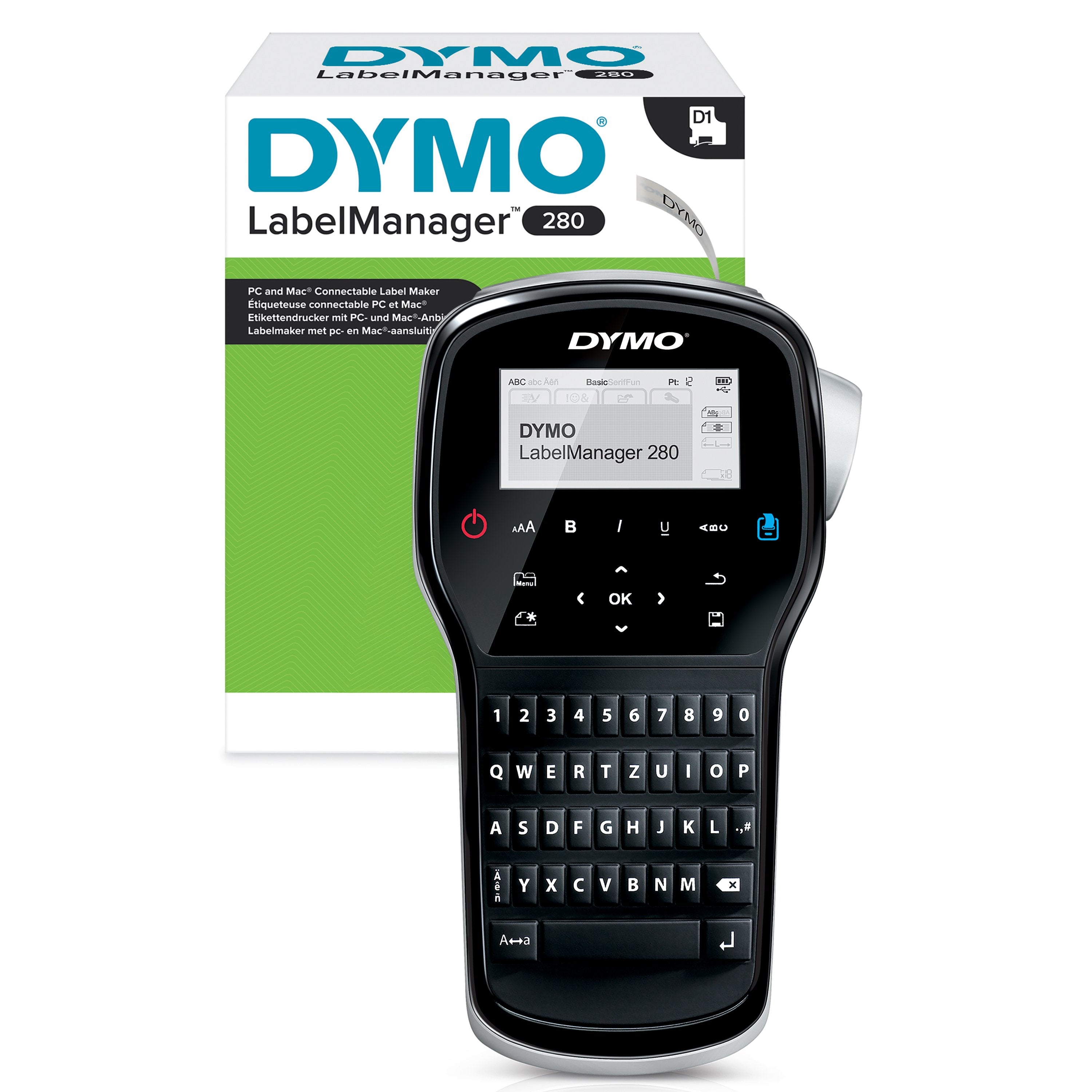 EAN 3501170968970 - DYMO LabelManager 280™ QWZ impresora de etiquetas Transferencia térmica 180 x 180 DPI 15 mm/s D1 imagen 2