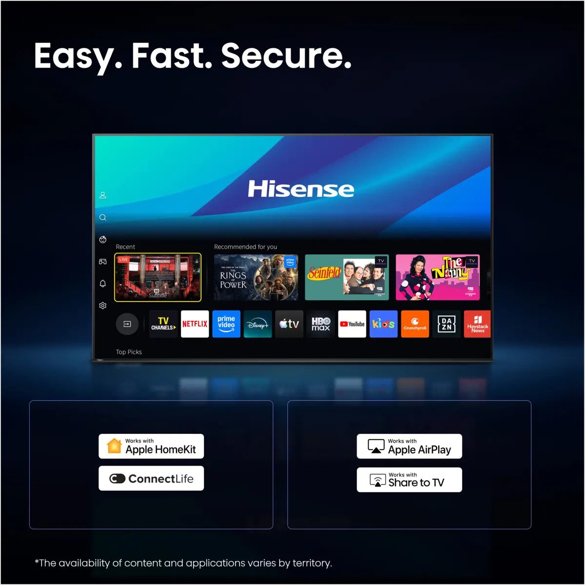 EAN 6942351429663 - Hisense 40A59S 101,6 cm (40") Full HD Smart TV Wifi Negro imagen 9