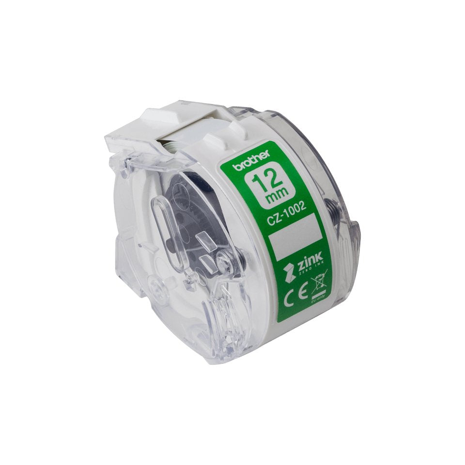 Brother Cz-1002,Rollo (1,2 Cm X 5 M) 1 Bobina(S) Etiqueta Continua,Para Brother Vc-500w