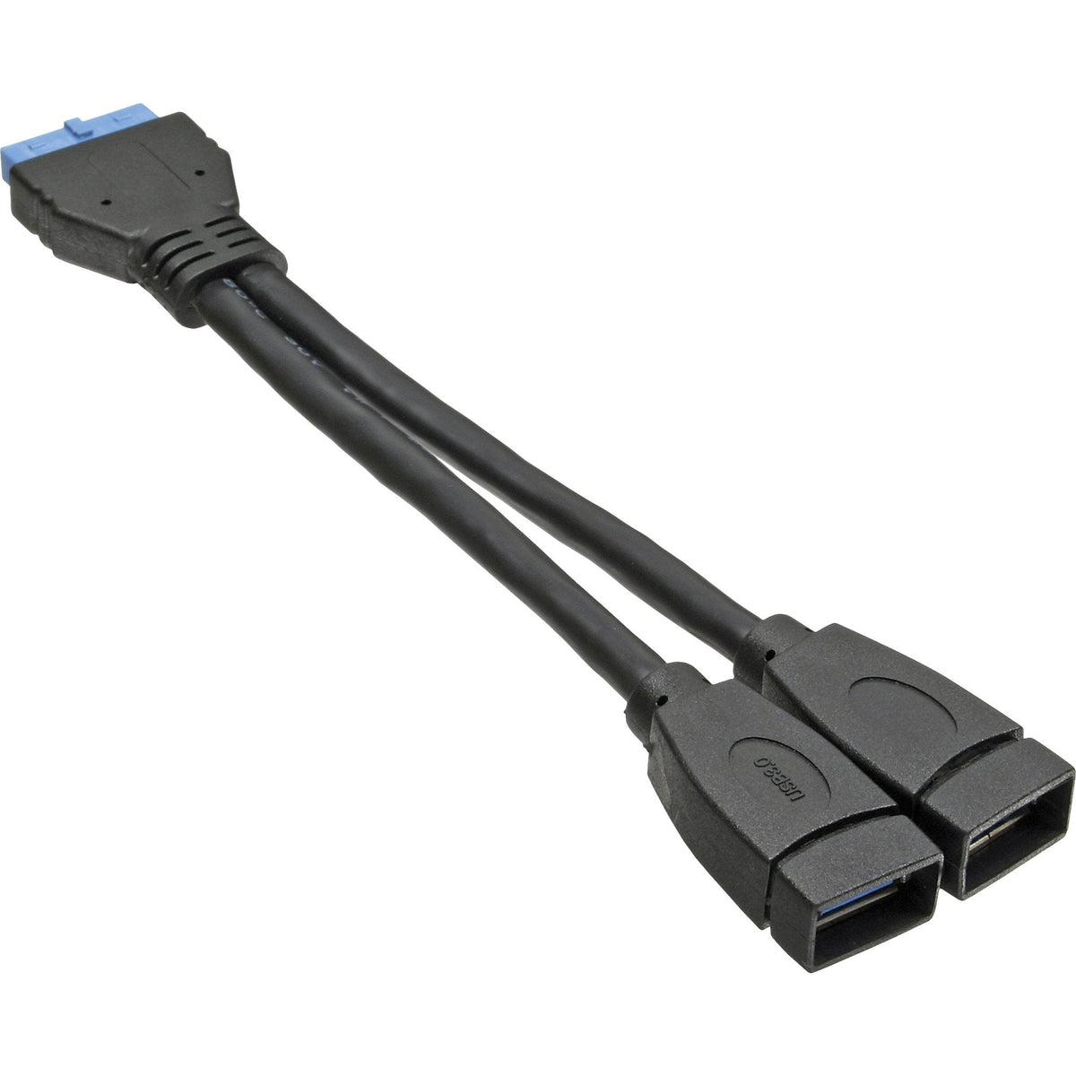 Adaptador Inline Usb 3.0 Interno 2x Usb A Hembra Al Cabezal De La Placa Base