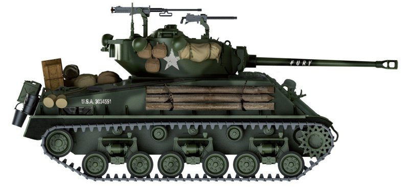 Italeri M4a3e8 Sherman ' Fury'