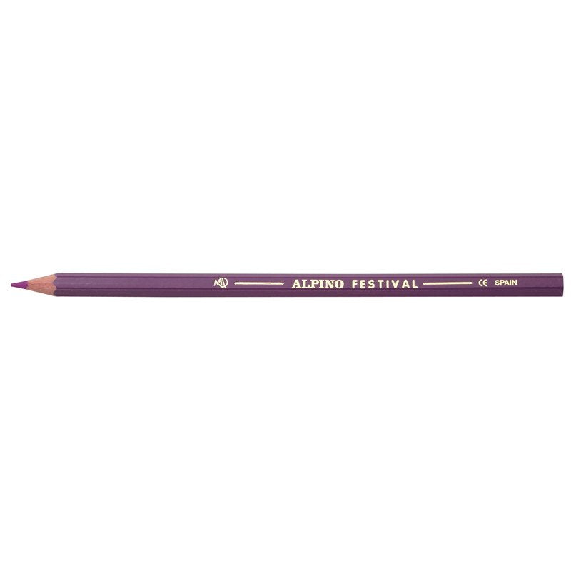 Alpino Festival Pack De 288 Lapices De Colores - Mina De 3mm - 12 Colores X 24 Uds - Ideal Para Clase - Colores Surtidos