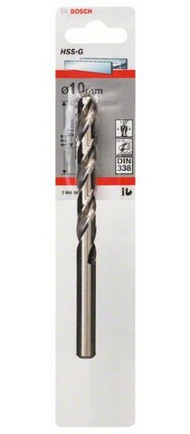 Bosch Broca Para Metal Hss-G, Din 338, 10mm 2608585936