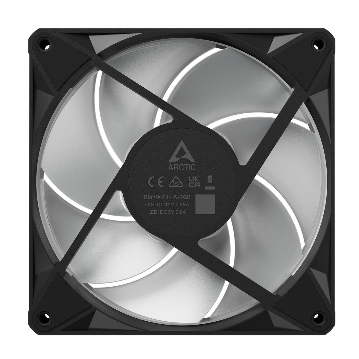Arctic Bionix P14 A-Rgb (Negro Blanco, 140 Mm) Acfan00339a