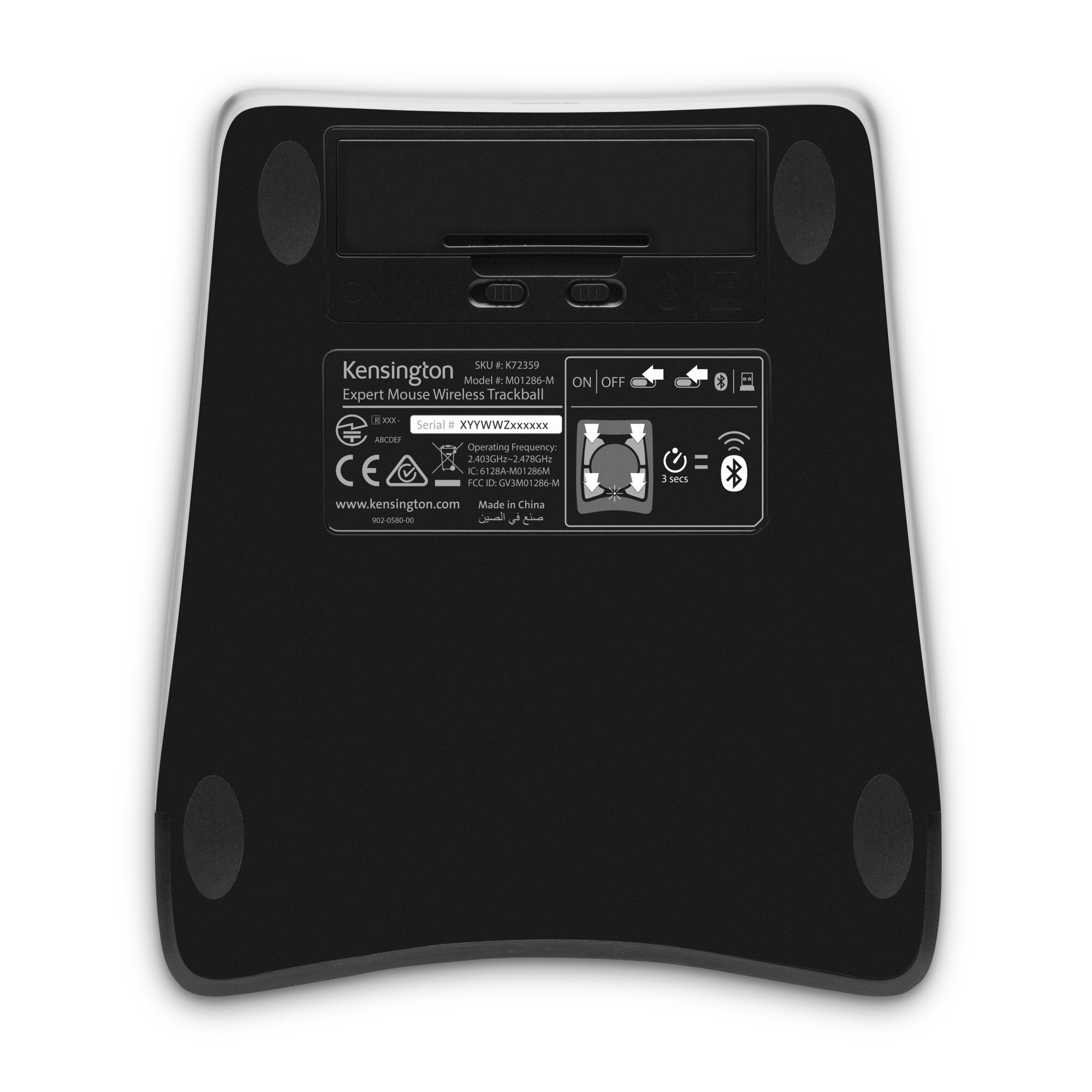 EAN 0085896723592 - Kensington K72359WW ratón Ambidextro RF Wireless + Bluetooth Óptico 400 DPI imagen 2