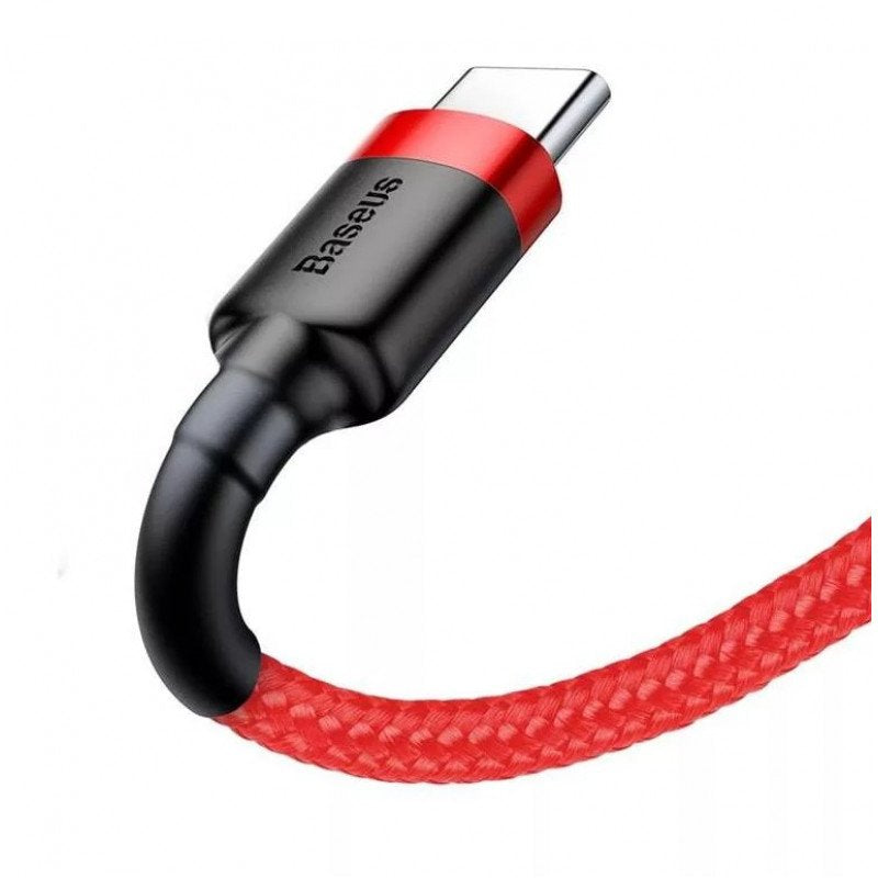 Baseus Type-C Cafule Cable 2a, 3m Red/Red (Catklf-U09)