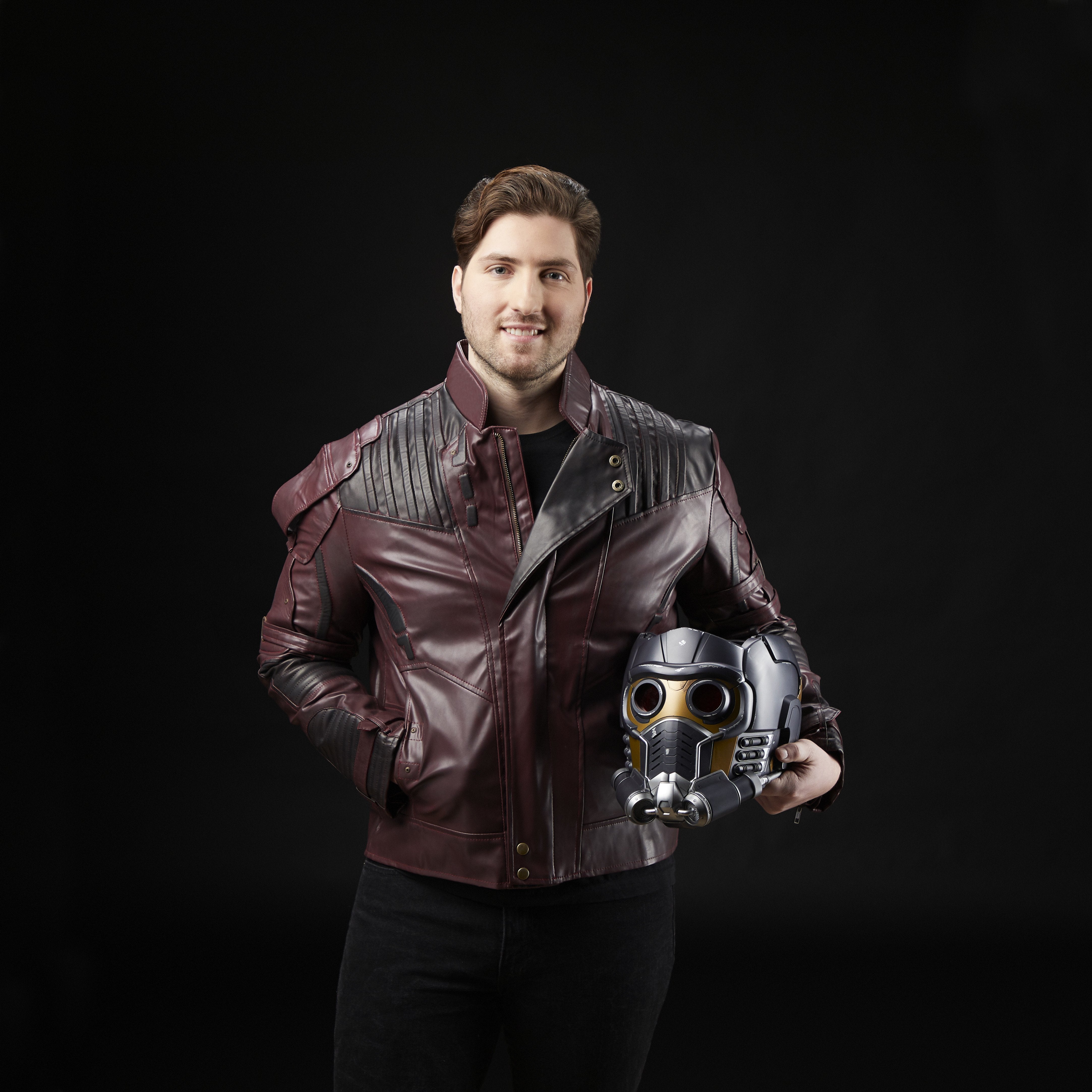 Replica Hasbro 1:1 Marvel Legends Infinty Saga Casco Electronico Star Lord