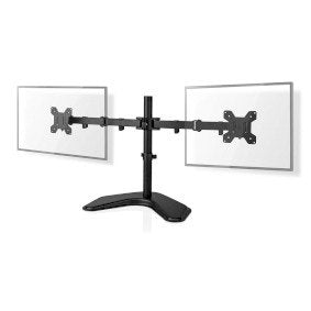 Nedis Schreibtisch Monitorhalterung 2 Bildschirme  15 - 32 "  75x75 / 100x100  Vollbeweglich