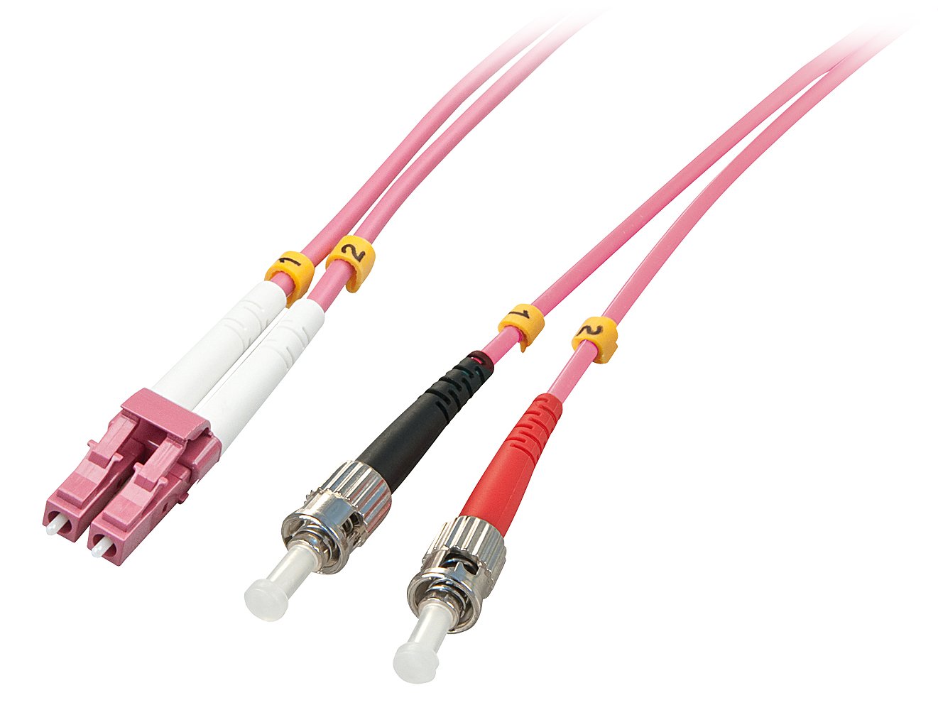 Cable Dúplex De Fibra Óptica Lindy Lc/St Om4 10m 50/125æm Multimodo