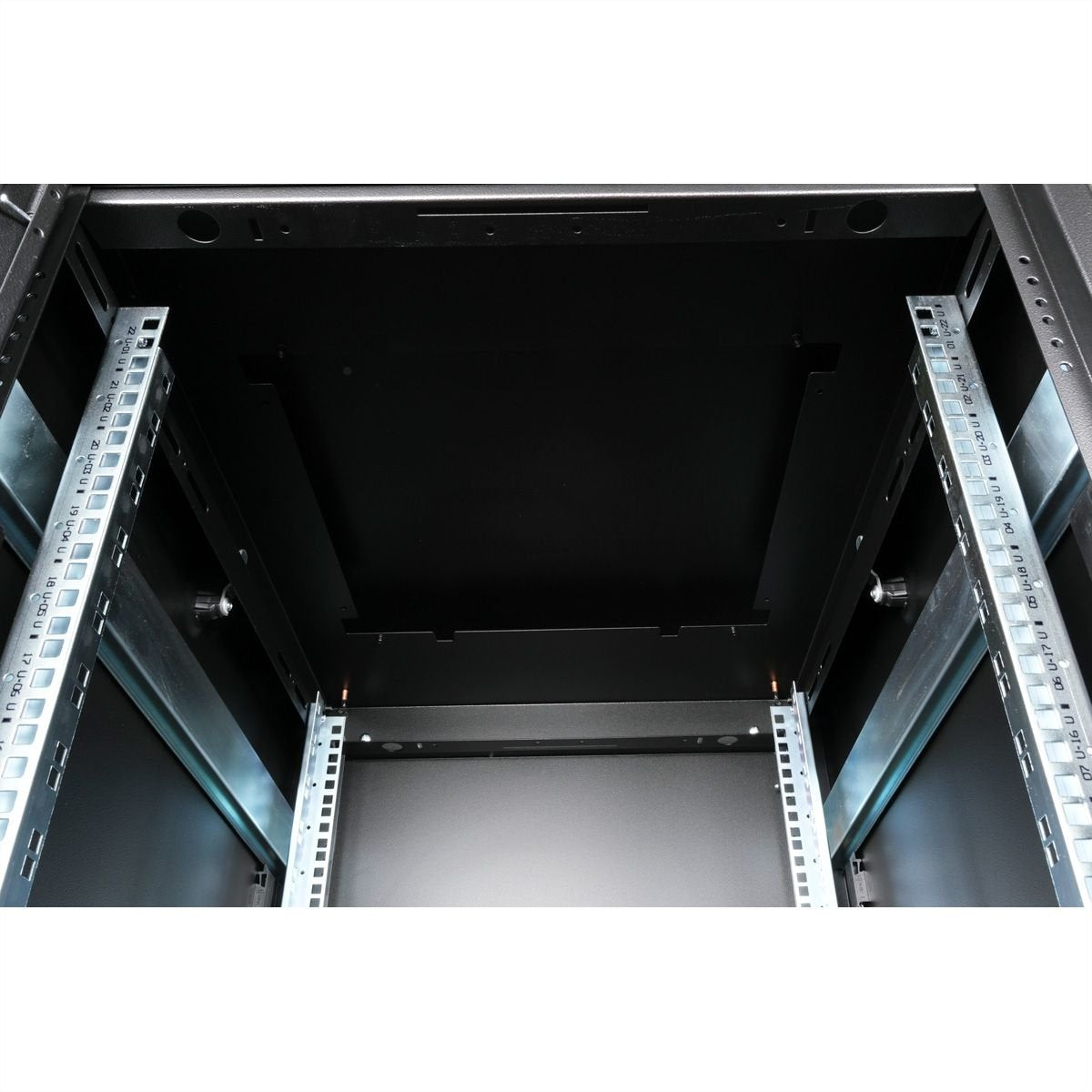 Roline 19-Zoll Netzwerkschrank Pro 22 He, 600x800 Bxt Glastr Schwarz