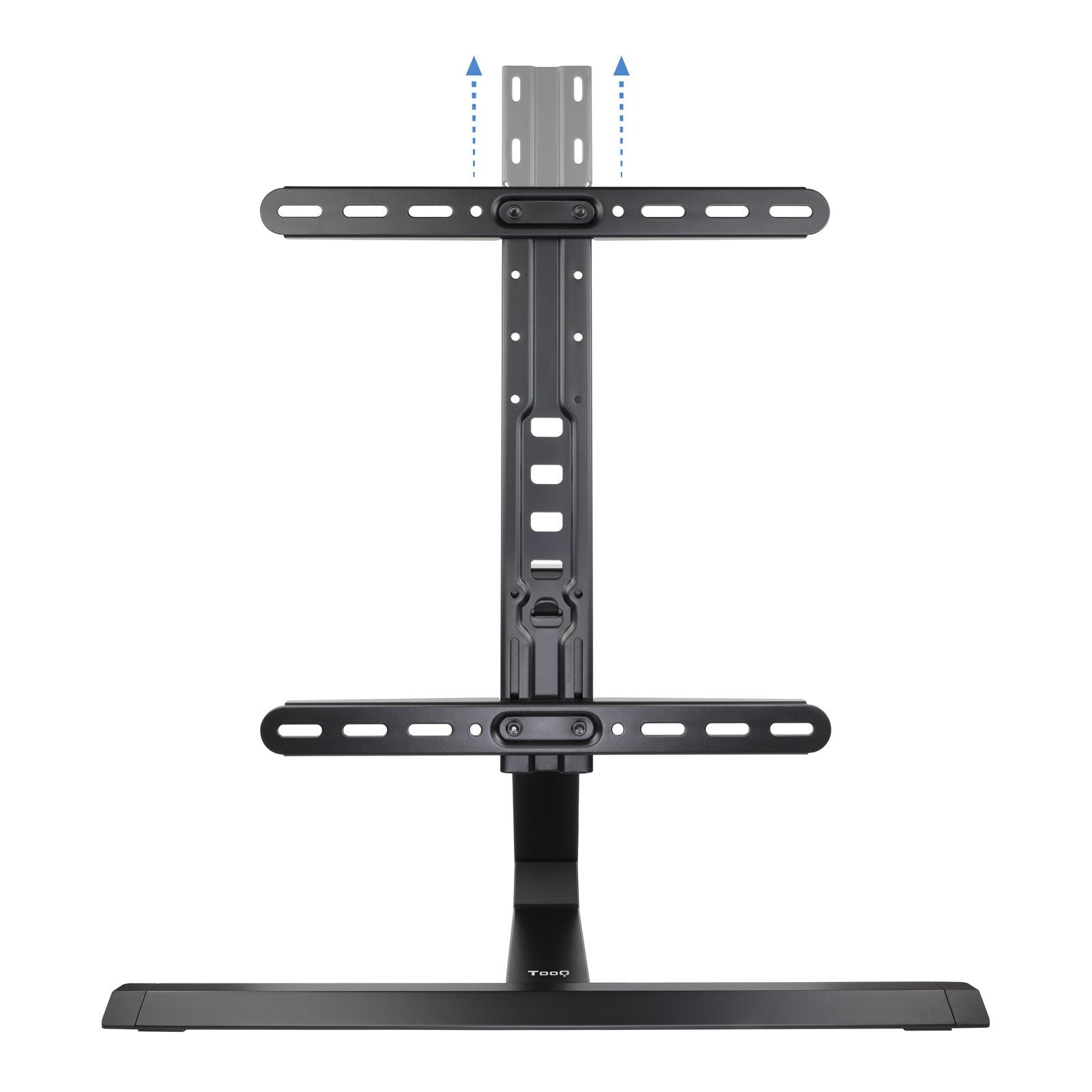 Tooq Soporte De Mesa Para Tv De 32"-65" - Gestion De Cables - Peso Max 40kg - Vesa 400x400mm - Fabricado En Aluminio -