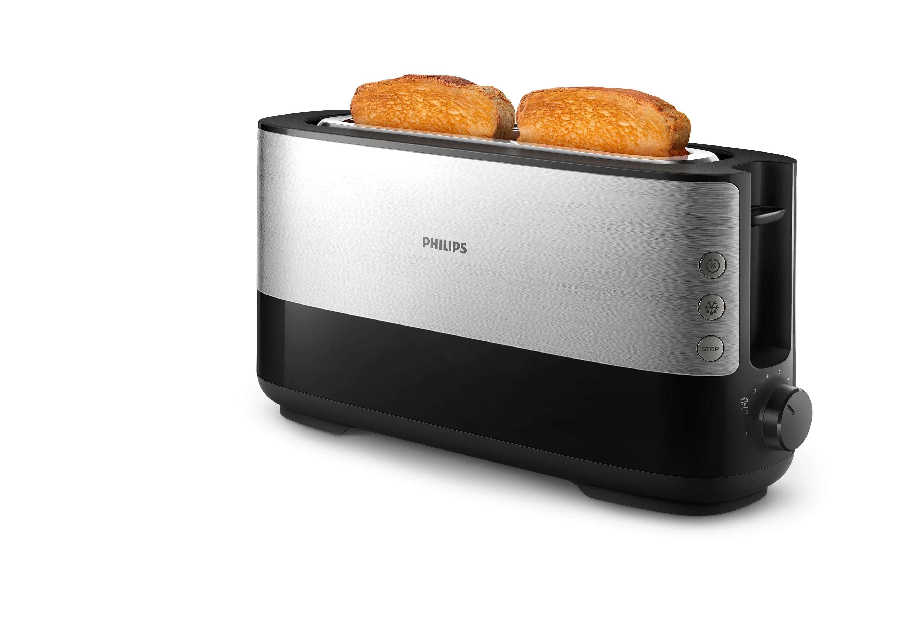 Tostadora Philips Viva Metalico 1 Slot 950w Hd2692