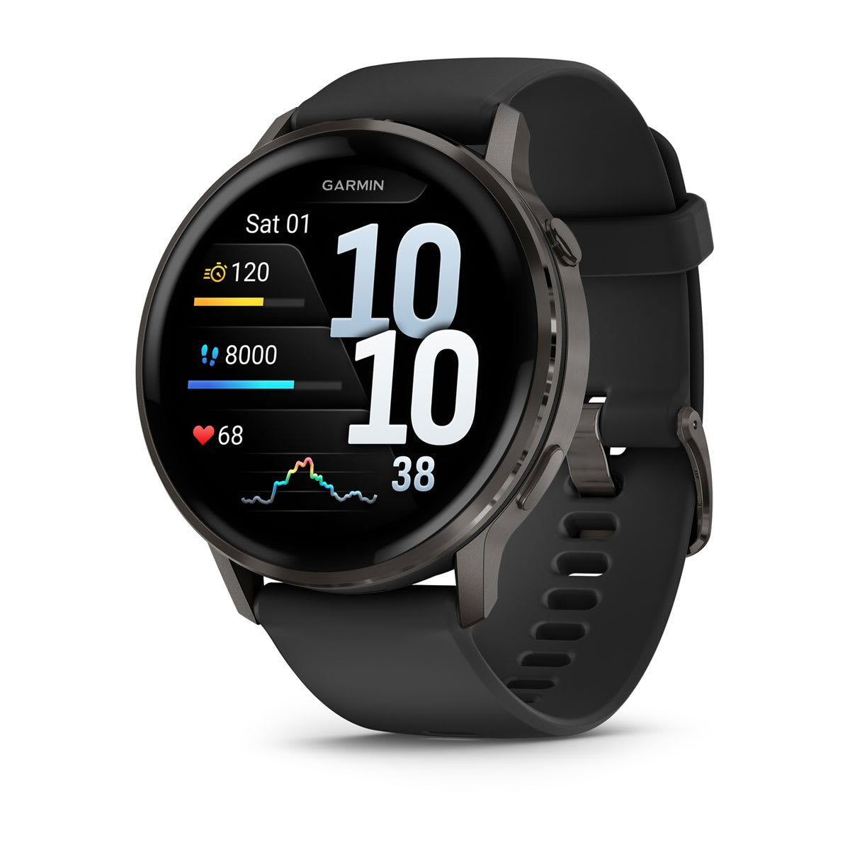 EAN 0753759342876 - Garmin Venu 4 3,56 cm (1.4") AMOLED 45 mm Digital 454 x 454 Pixeles Pantalla táctil Negro Wifi GPS (satél imagen 1