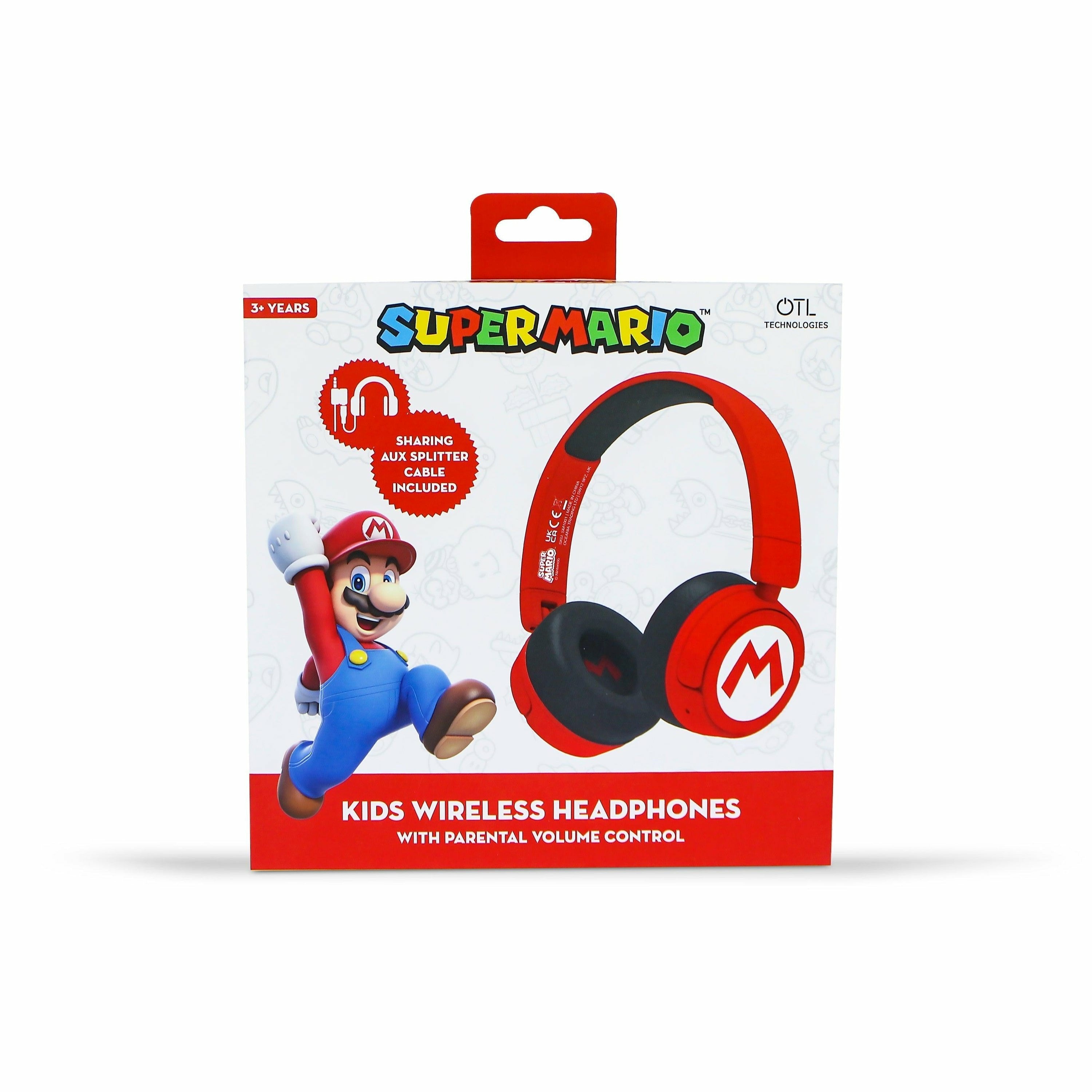 EAN 5055371625975 - OTL Technologies Super Mario Auriculares Inalámbrico y alámbrico Diadema Música USB Tipo C Bluetooth Rojo imagen 2