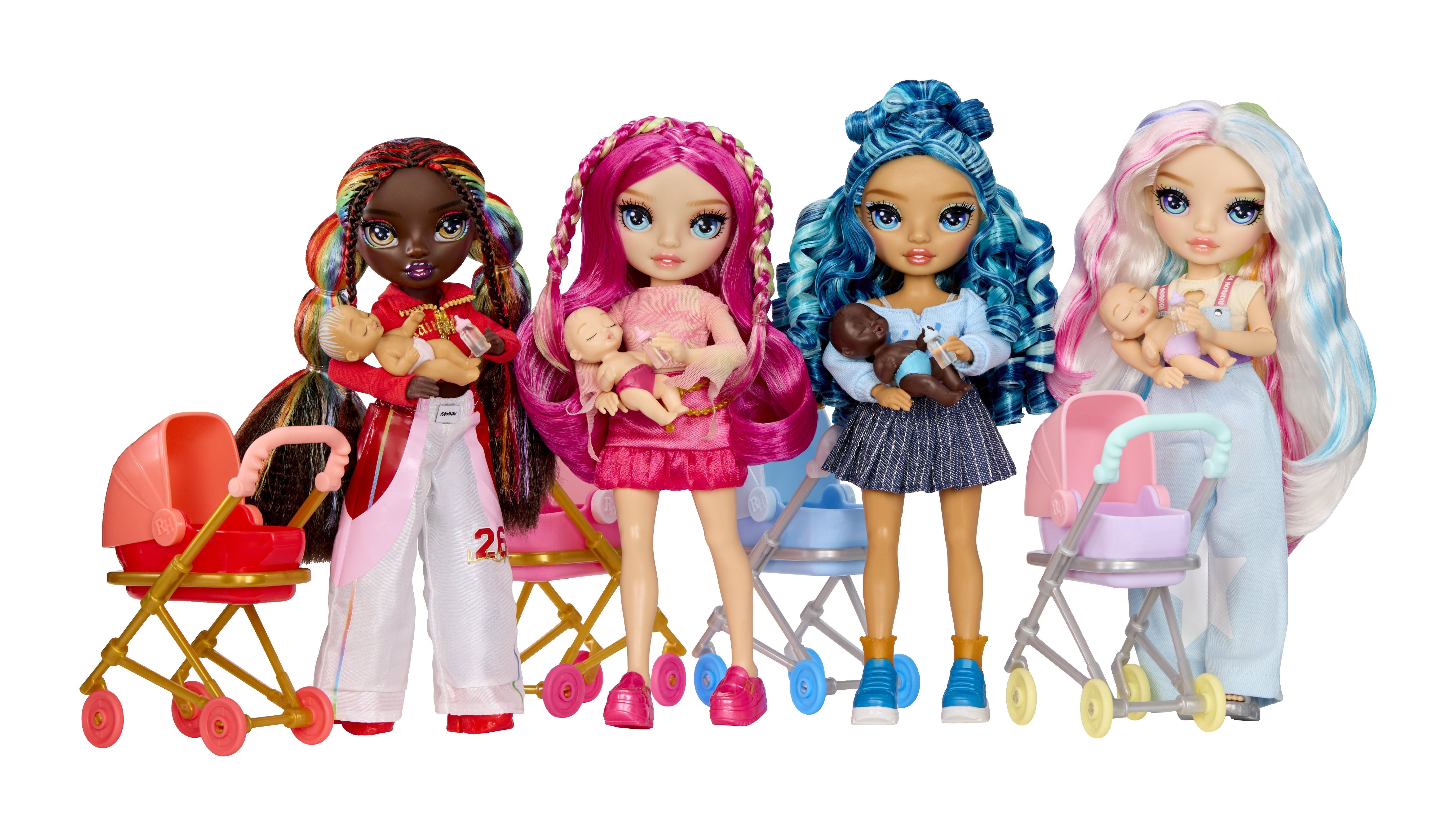 Mga Entertainment Mga Rainbow High Jr High Babysitters Fashion Doll- Stella 248484-Euc