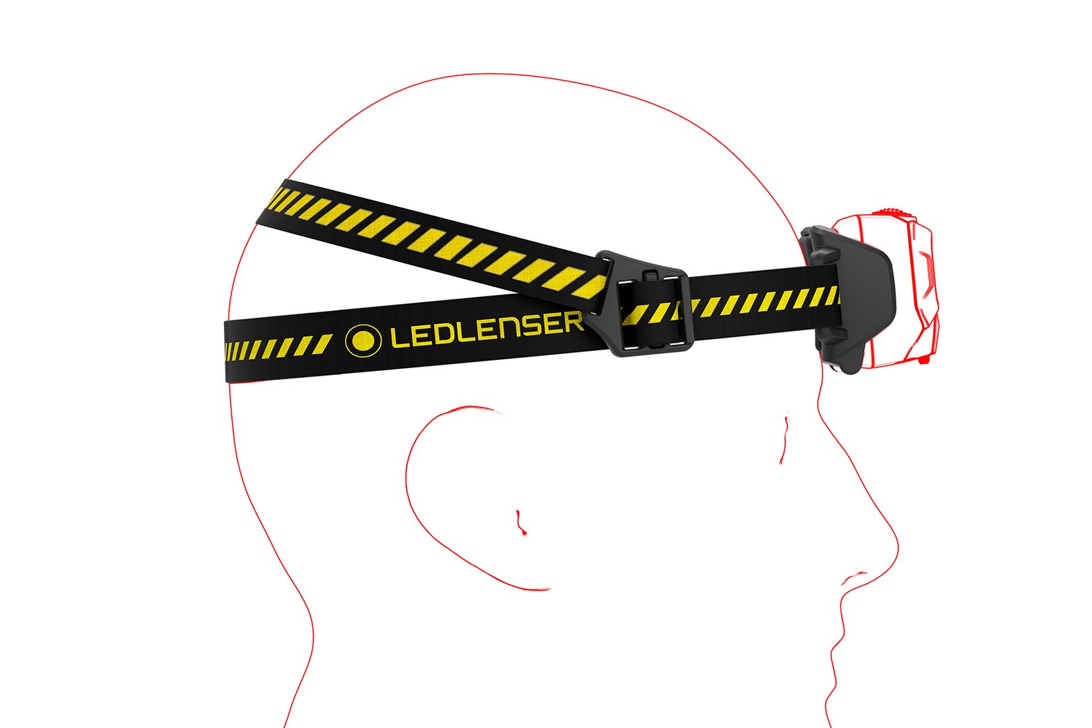 Ledlenser Hf6r Work Negro Linterna Con Cinta Para Cabeza Led