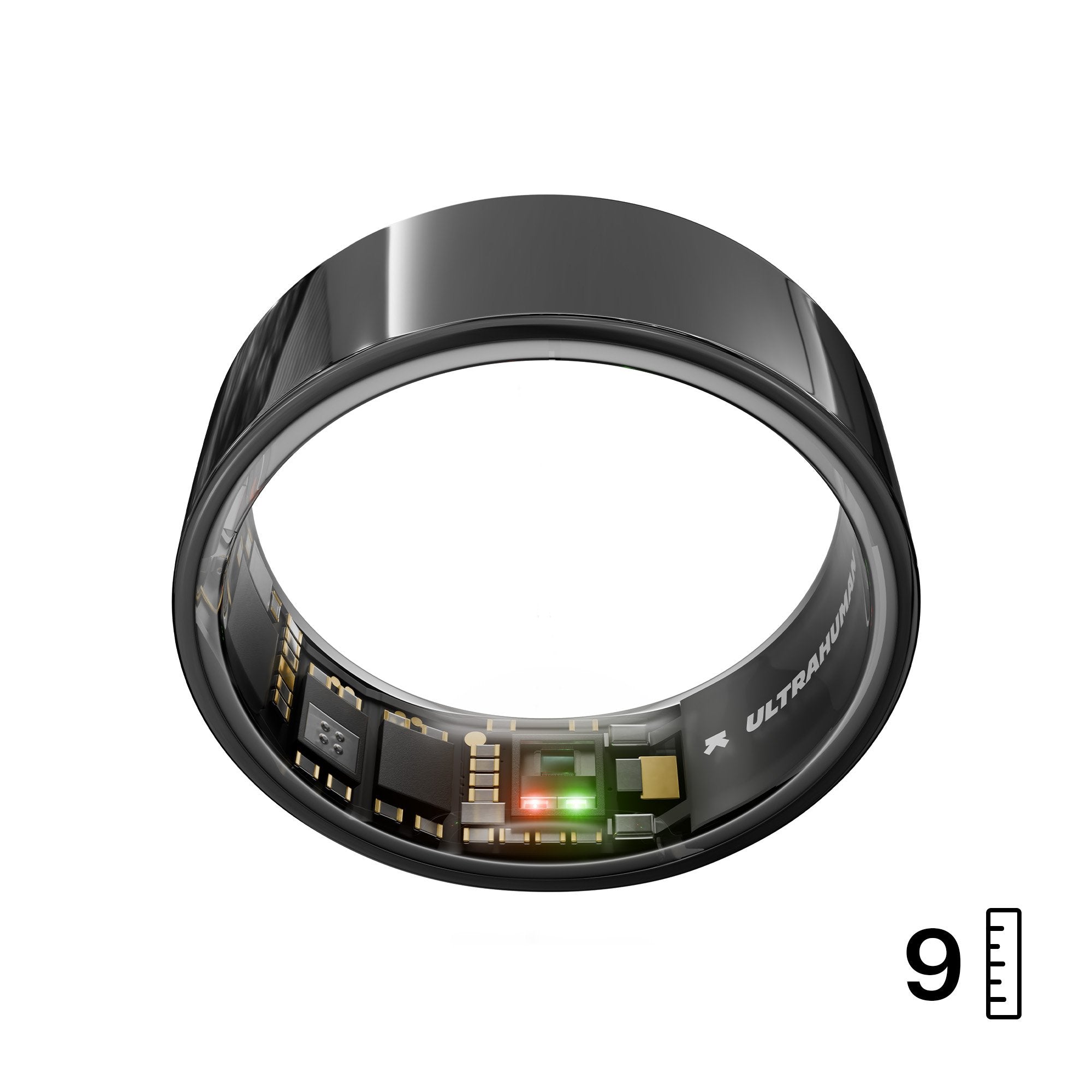 Ultrahuman Ring Air Aster Negro Size 9