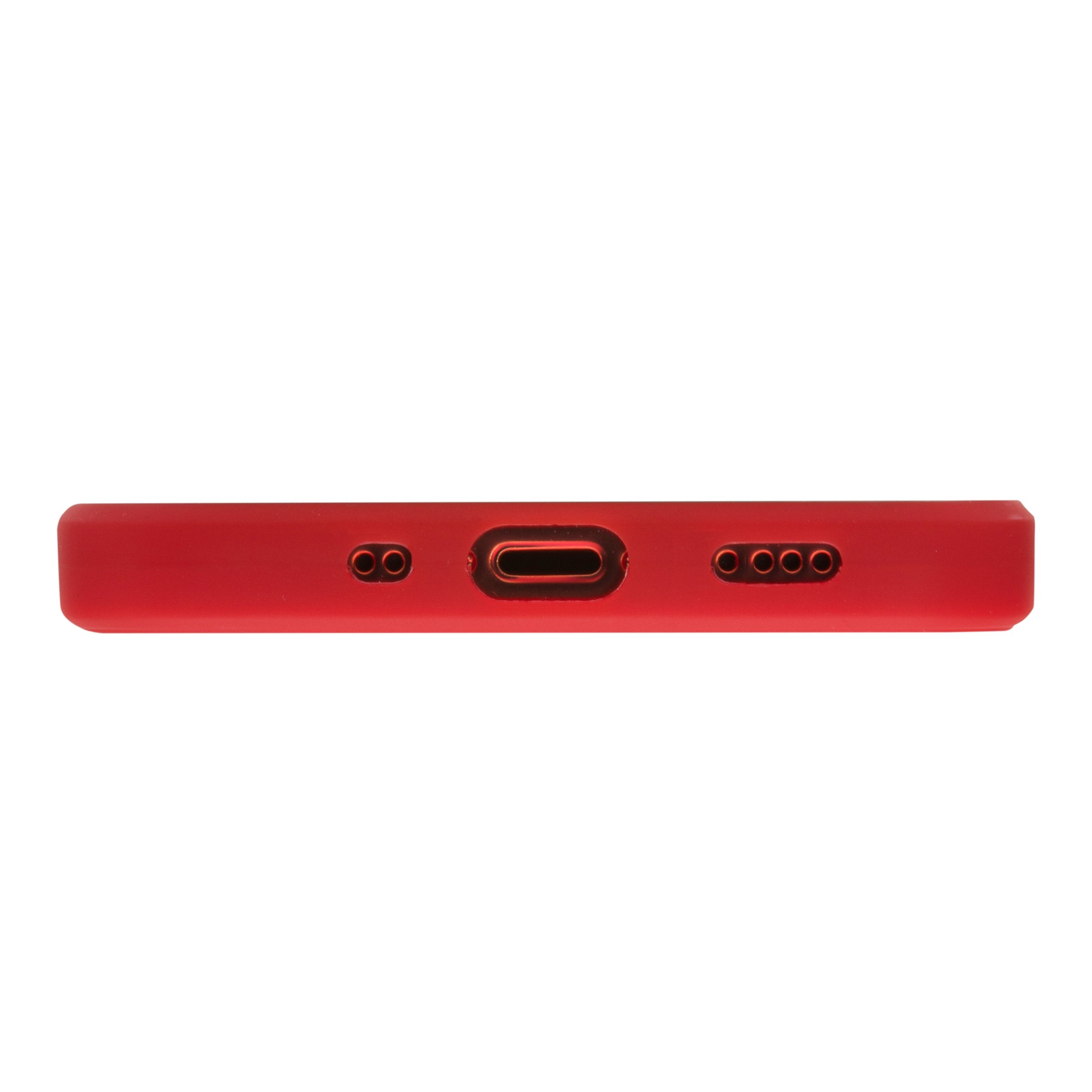 Dbramante1928 Greenland Carcasa Trasera Para Teléfono Móvil A Presión 100 % De Plástico Reciclado Rojo Manzana De Caramelo Para Apple Iphone 12 Mini
