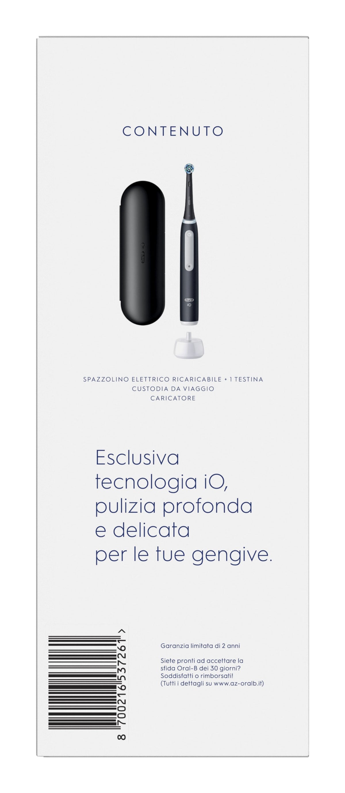 EAN 8700216537261 - Oral-B 80807630 cepillo eléctrico para dientes Adulto Negro, Blanco imagen 5