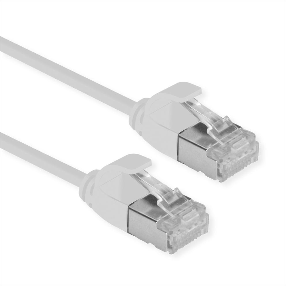 Roline Verde U Ftp Cable De Red Cat.6a (Class Ea), Lsoh, Slim, Grau, 0,5 M